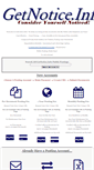 Mobile Screenshot of getnotice.info